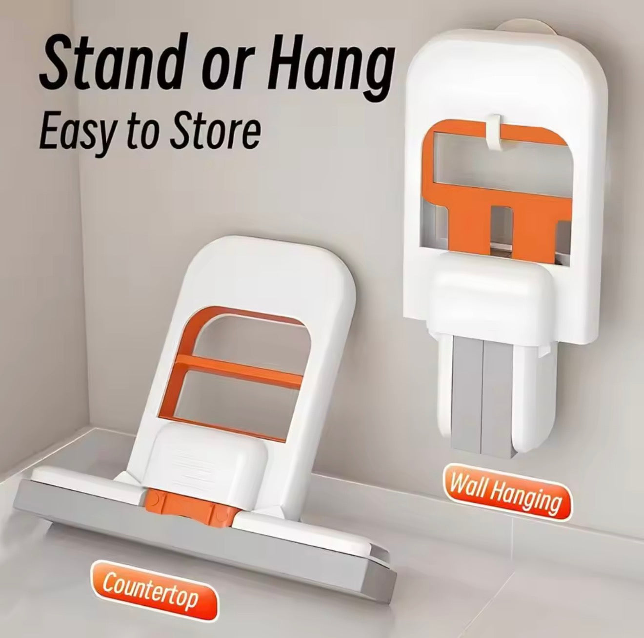 πΊπΈ US Free Shipping (No Minimum Spend) Must-Have Cleaning Tool! MTK Sponge Mop β Foldable & Self-Squeezing, Effortless Floor & Window Cleaning