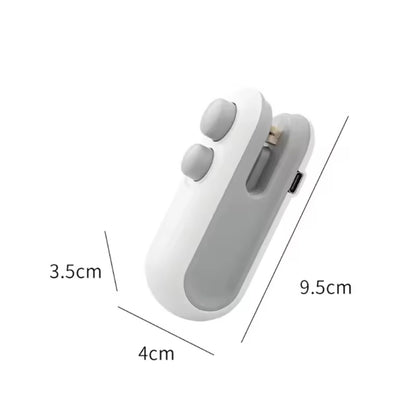 Mini USB Snack Sealer – Portable, Rechargeable Food Saver
