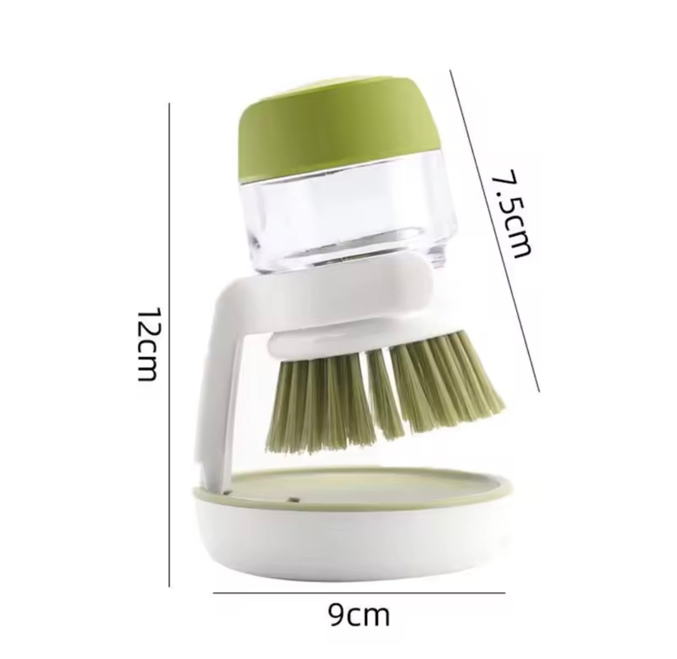 🇺🇸 US Free Shipping (No Minimum Spend) MTK 
Dish Brush With Soap Dispenser Multi Use Soap Dispensing Scrub Brush For Household Universal Kitchen Dish Palm Brush With Tary