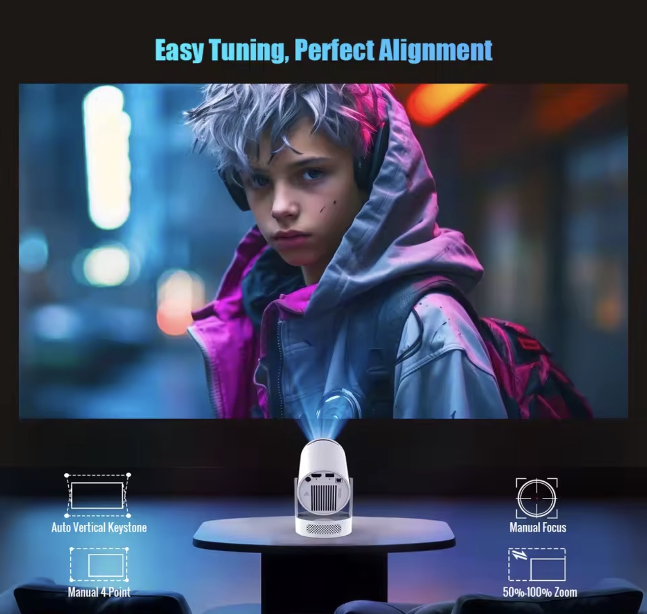 Cinematic Smart Projector