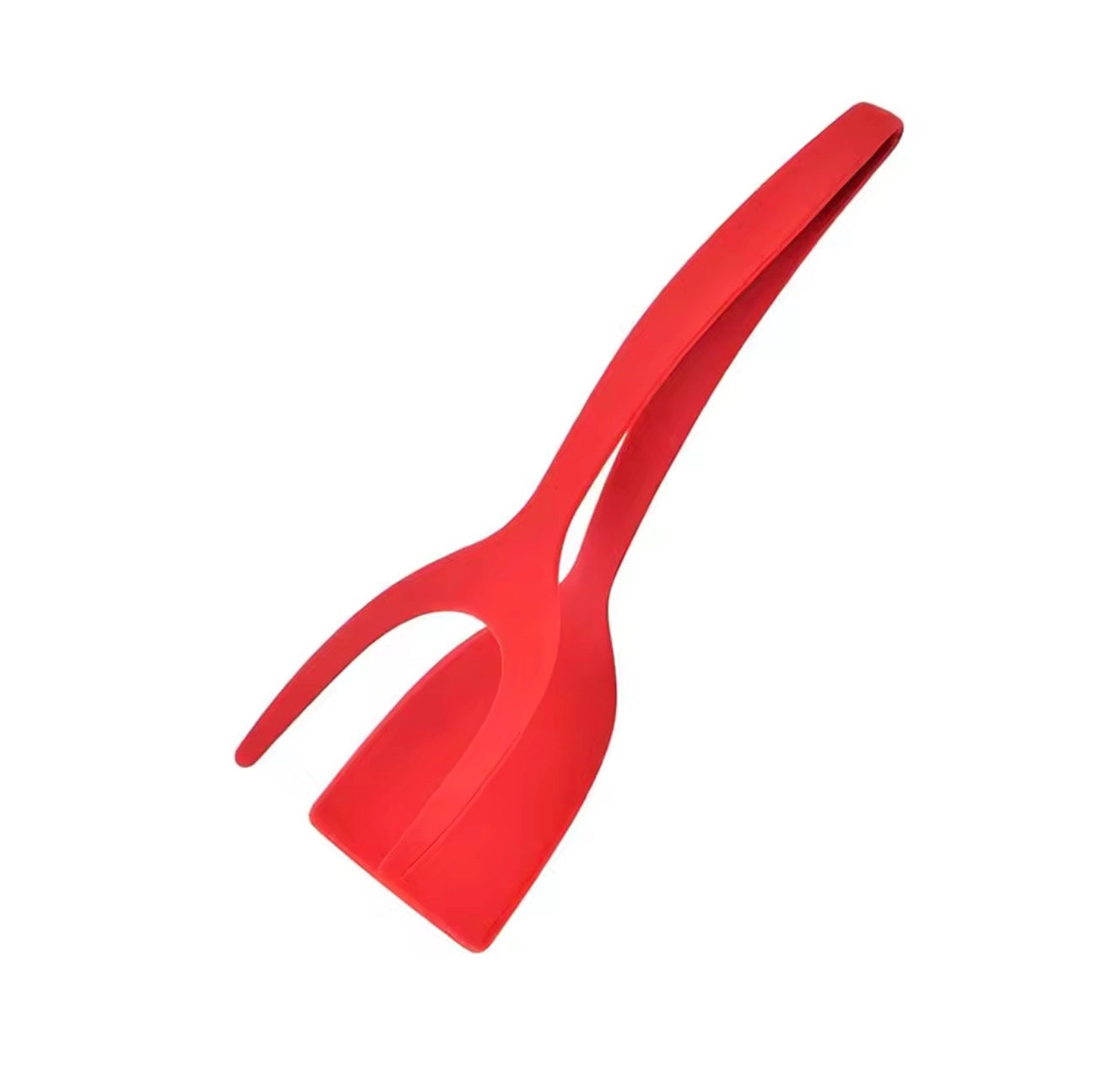 🇺🇸 US Free Shipping (No Minimum Spend) MTK 
New 2 in 1 Grip Flip Spatula Tongs Egg Flipper Spatula Nylon Non Stick Coating Pancake Fish French Toast Omelet Making Tool