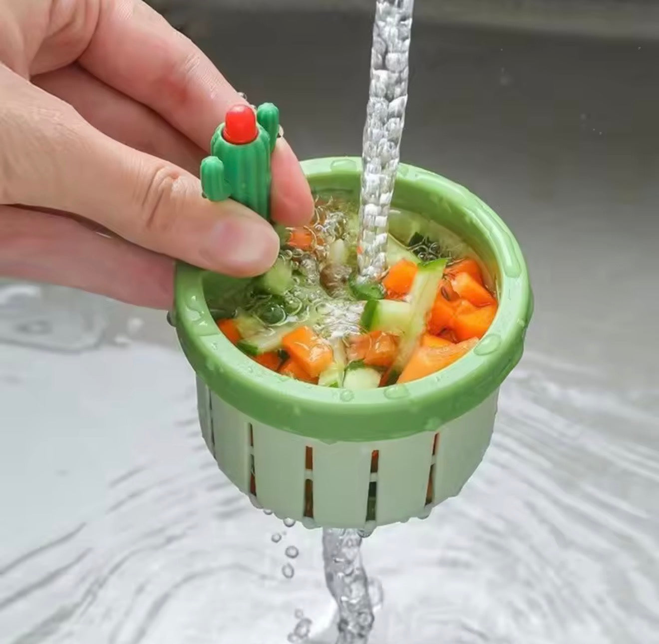Cactus Press Sink Strainer