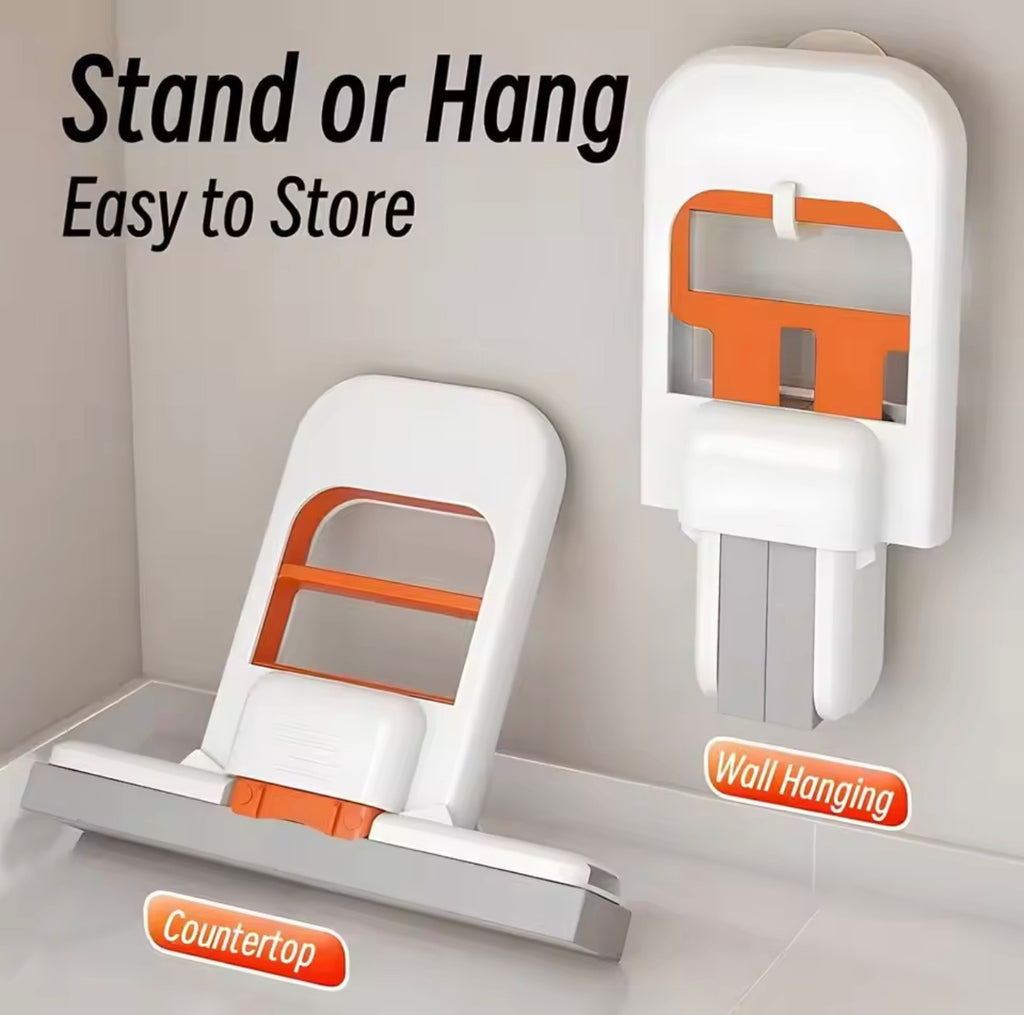 🇺🇸 US Free Shipping (No Minimum Spend) Must-Have Cleaning Tool! MTK Sponge Mop — Foldable & Self-Squeezing, Effortless Floor & Window Cleaning