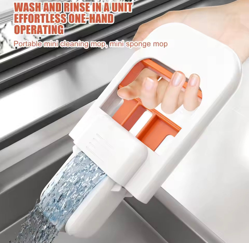 🇺🇸 US Free Shipping (No Minimum Spend) Must-Have Cleaning Tool! MTK Sponge Mop — Foldable & Self-Squeezing, Effortless Floor & Window Cleaning