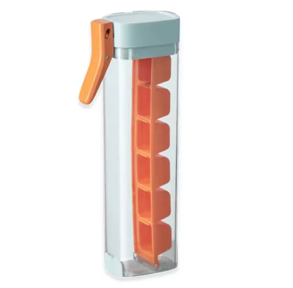 MTK Feixiang Press Ice Cube Tray — Food-Grade, Single-Cube Design for Easy, Clean & Contact-Free Ice at Home