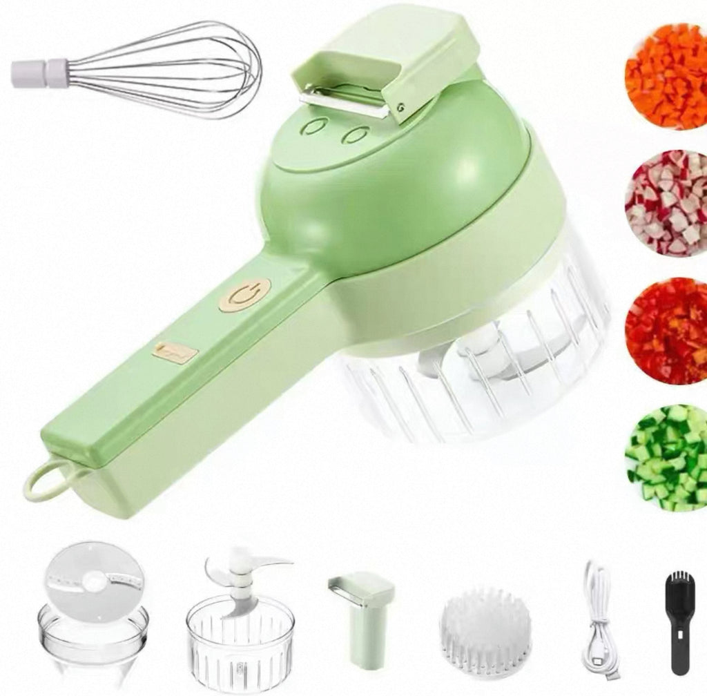 🇺🇸 US Free Shipping for US (No Minimum Spend) MTK High Quality Electric Vegetable Chopper — Efficient and Multifunctional, Crush, Slice and Grind Garlic, Chili, Onion and Ginger