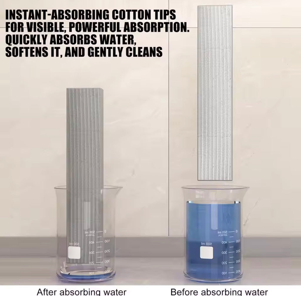 🇺🇸 US Free Shipping (No Minimum Spend) Must-Have Cleaning Tool! MTK Sponge Mop — Foldable & Self-Squeezing, Effortless Floor & Window Cleaning