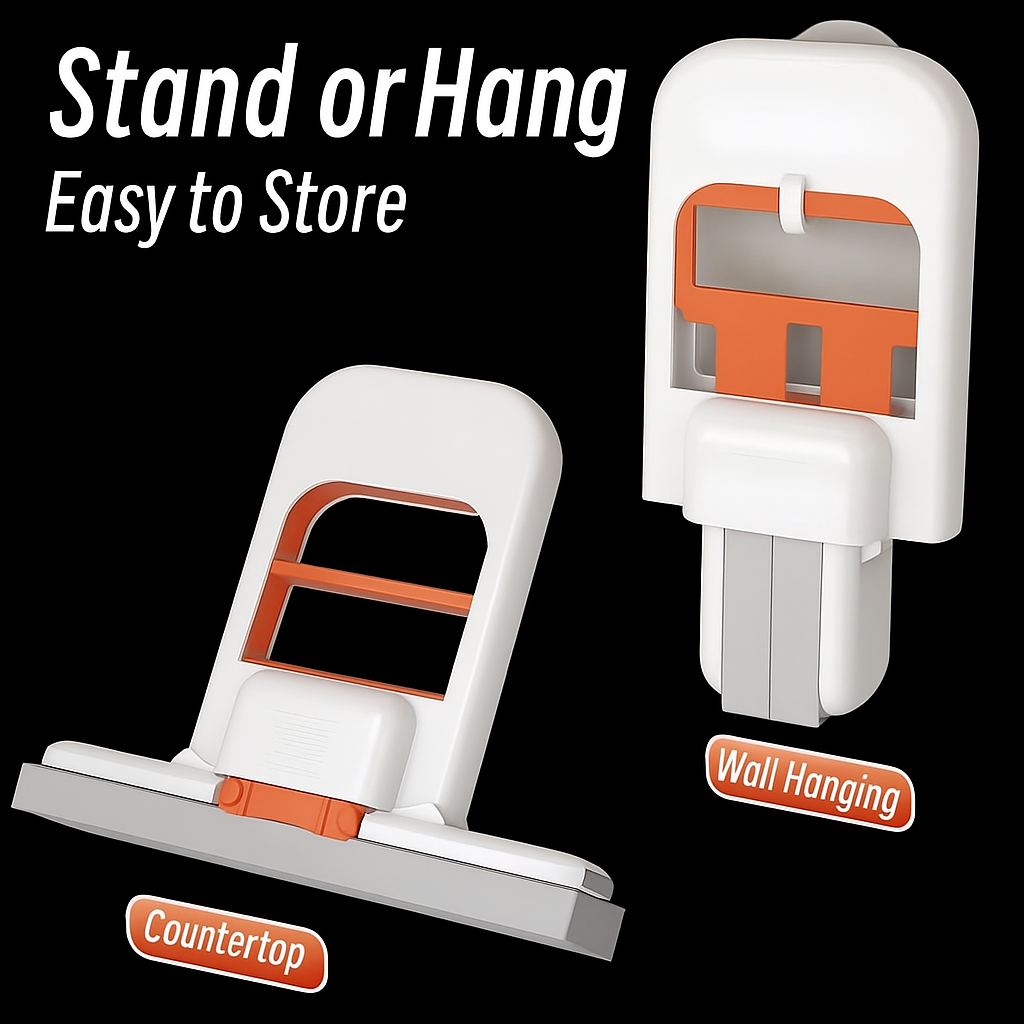 Portable Lazy Absorbent Sponge Mop Self Squeeze Floor Cleaner Foldable Home Cleaning Mop for Desktop and Window