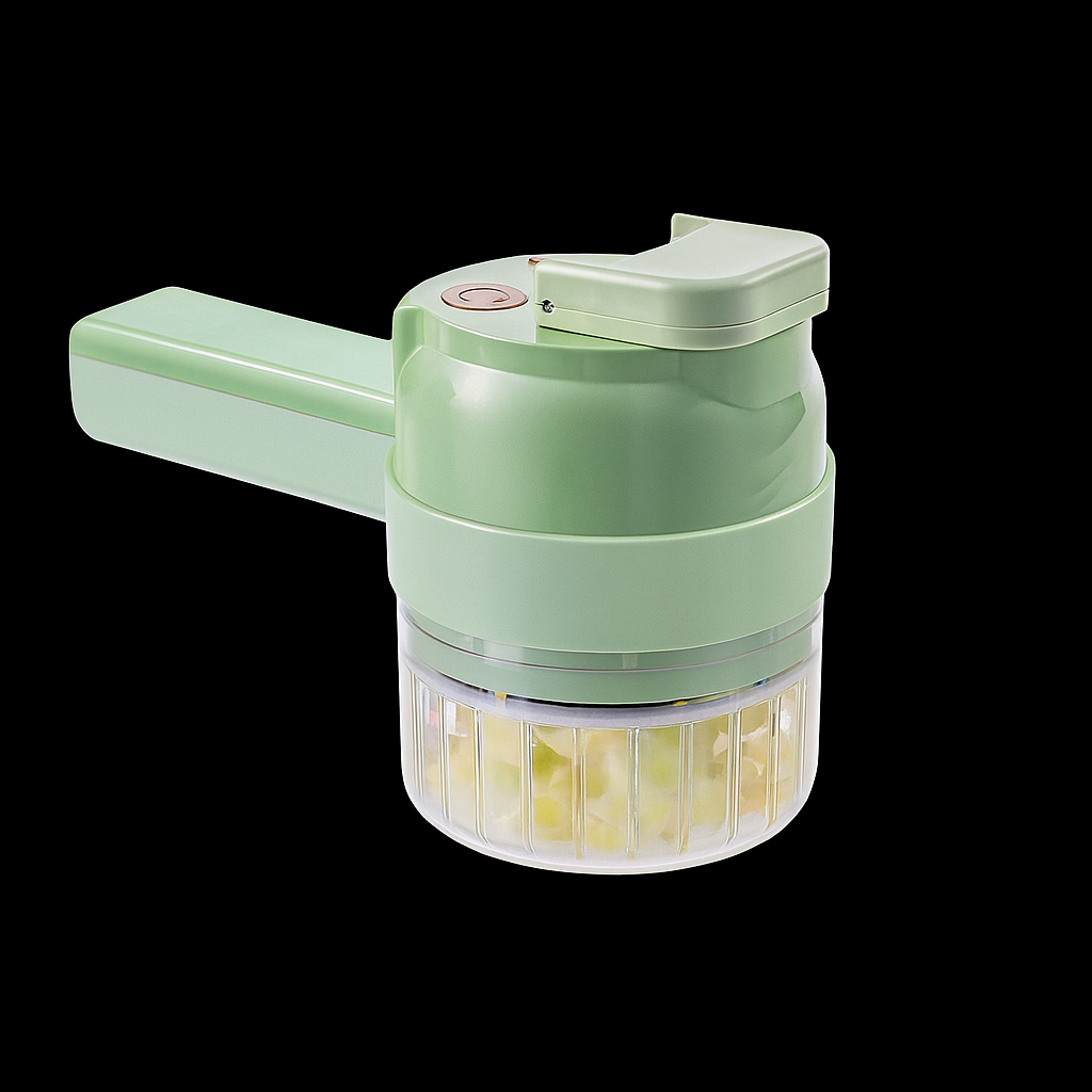 5 in 1 Electric Vegetable Cutter Set Rechargeable Portable Wireless Food Processor and Chopper Machine for Garlic Pepper Meat