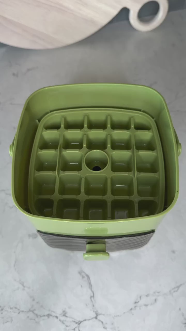 🇺🇸 US Free Shipping for US (No Minimum Spend) MTK Press Ice Tray — Double Layer, Extra Large Capacity, Includes Handle and Free Ice Tongs, Perfect for Parties and Home Use
