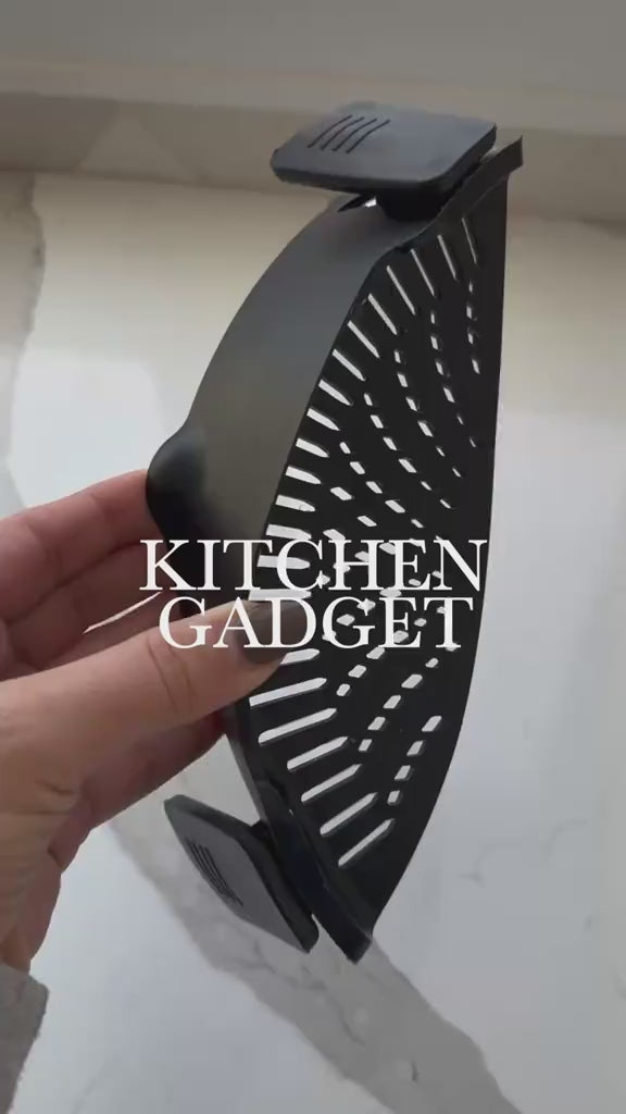 🇺🇸 US Free Shipping (No Minimum Spend) MTK Adjustable Clip-On Pot Strainer — Fits Pots, Pans & Bowls, Effortless Draining