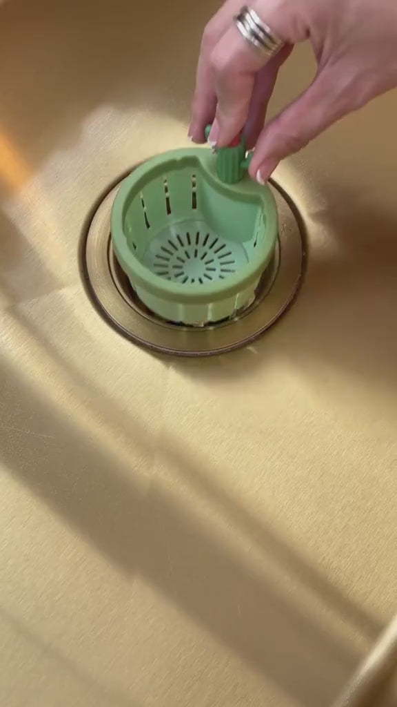 🇺🇸 US Free Shipping (No Minimum Spend) MTK High Quality Sink Strainer Anti-Clog Auto-Press Design Effortless Kitchen Cleanup